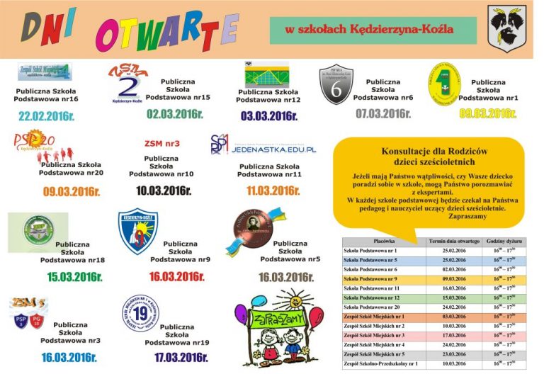 Kędzierzyn-Koźle: Szkoły podstawowe organizują dni otwarte