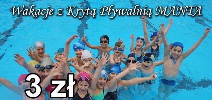 Wodzisław: Wakacyjna promocja Krytej Pływalni Manta