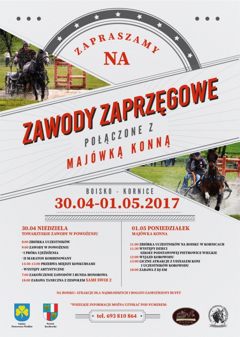 Majówka konna i zawody zaprzęgowe w Kornicach