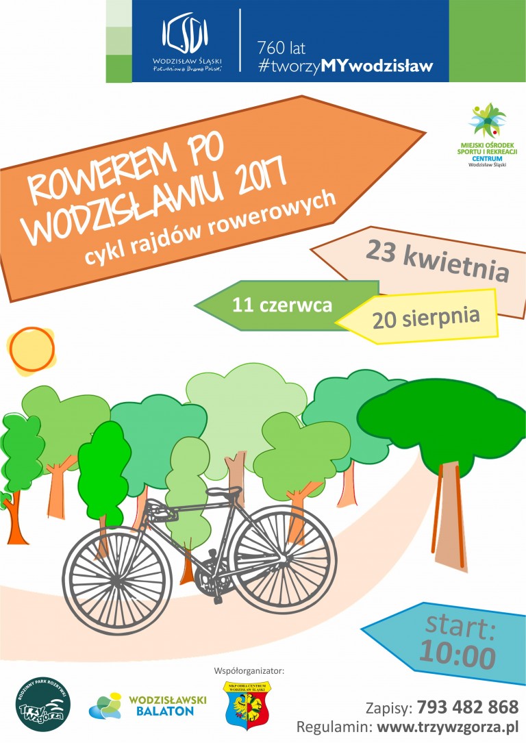 Rowerem po Wodzisławiu 2017 – pierwszy rajd