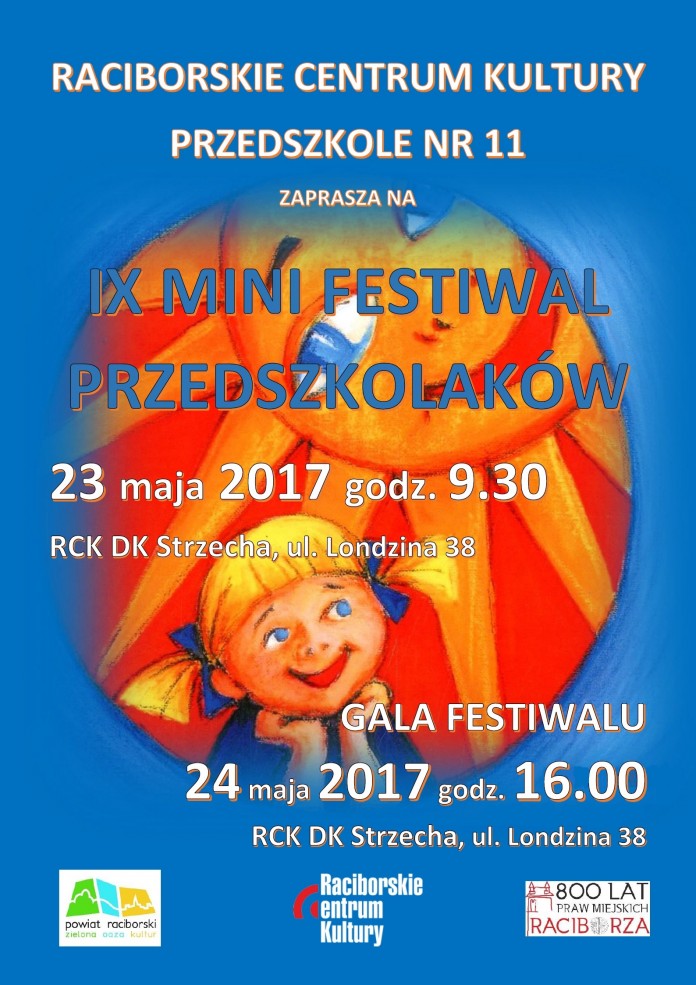 Racibórz, DK Strzecha: IX Mini Festiwal Przedszkolaków