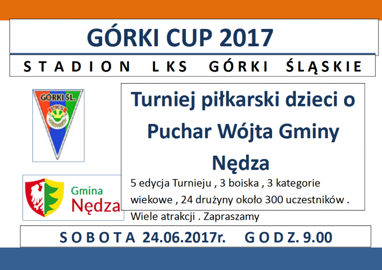 Turniej Piłkarski Górki Cup 2017