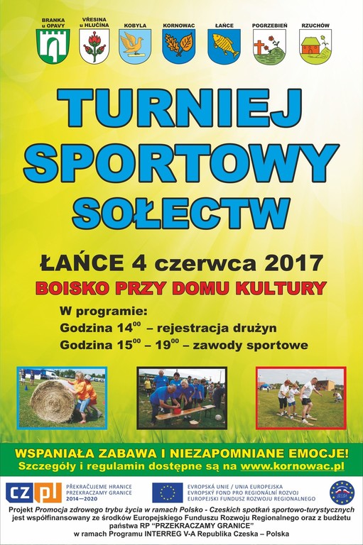 Turniej Sportowy Sołectw w Łańcach 4 czerwca