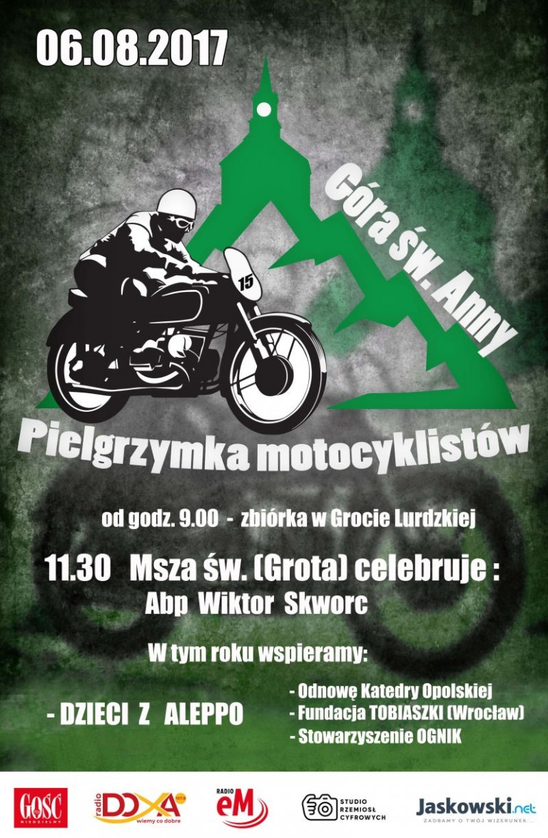 Pielgrzymka motocyklistów na Górę św. Anny