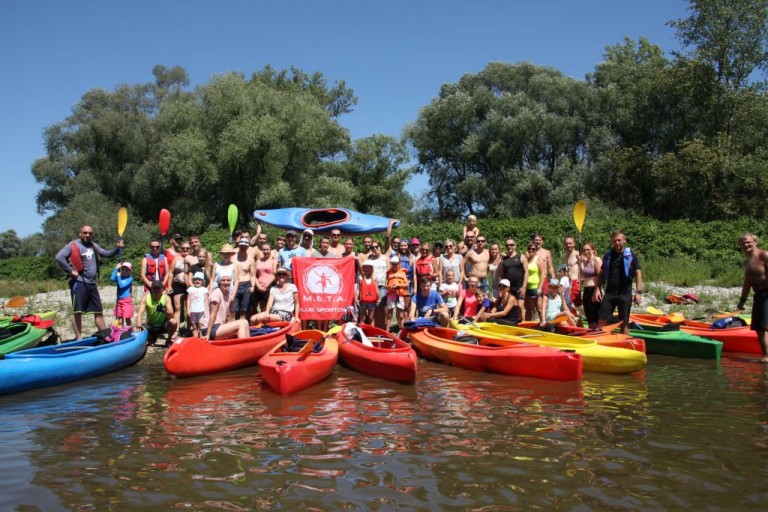 „Kajakowy Spływ Towarzyski” z Klubem Sportowym M.E.T.A.